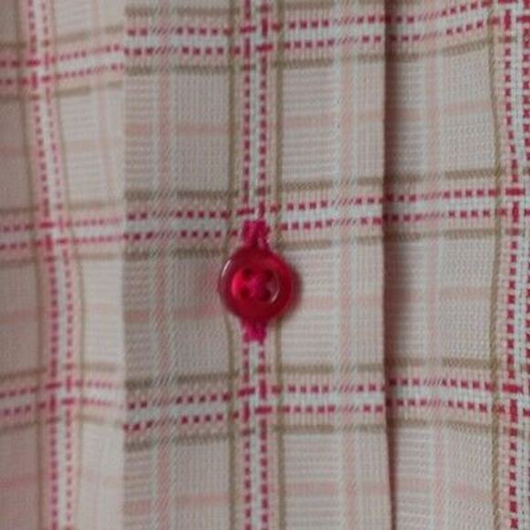 XOOS Shirt Pink & White Check sz 5, US XL - Picture 2 of 7